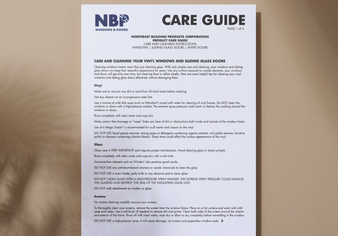 Care Guide Paper Image